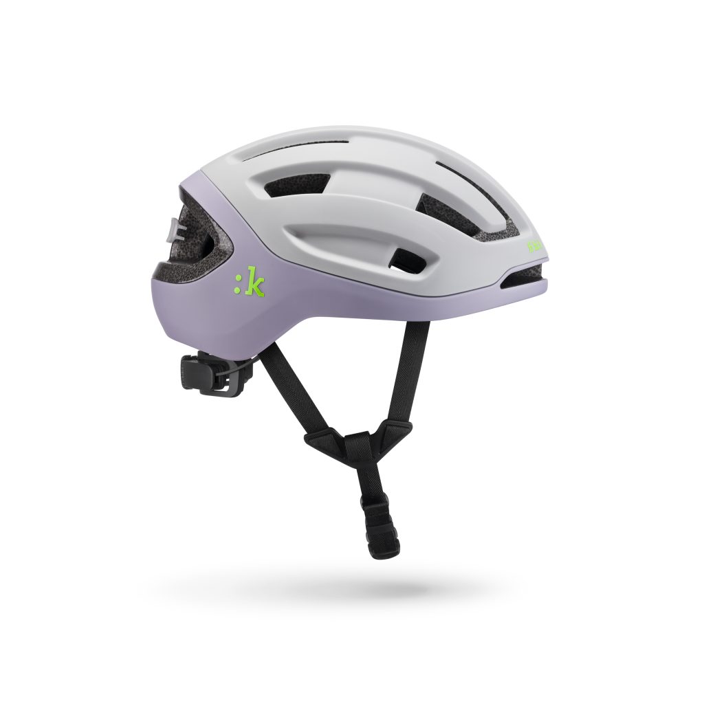 FHE000005703C 1 fizik kyros grey lavander helmet Fizik releases the Kyros, a versatile helmet that "balances performance with all-around comfort and protection"