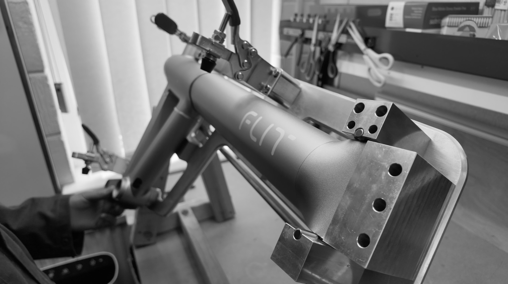 FLIT builds ebike frames in the UK using advanced automotive bonding techniques
