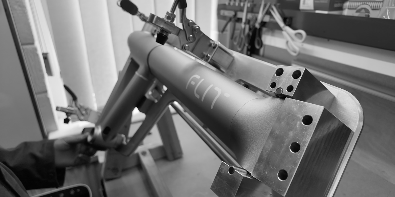 FLIT builds ebike frames in the UK using advanced automotive bonding techniques