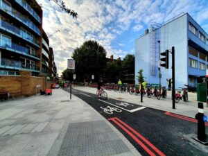 First phase of work to transform streets in Nine Elms now complete2 First phase of work to transform streets in Nine Elms now complete