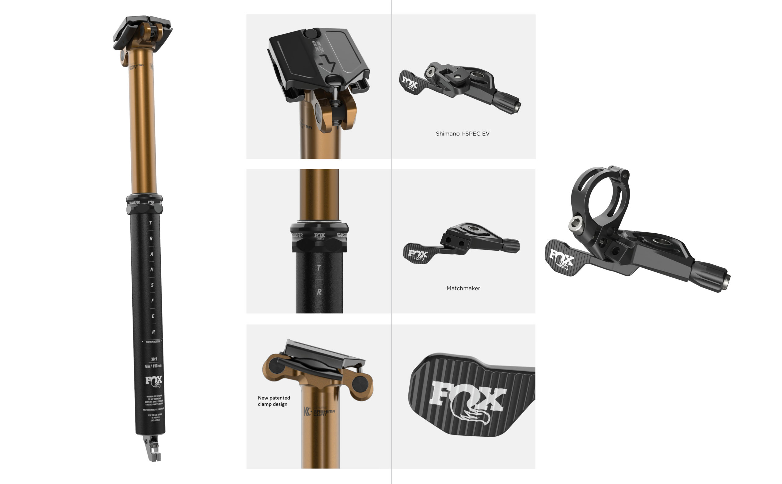 Fox launches all-new transfer post and 1x lever