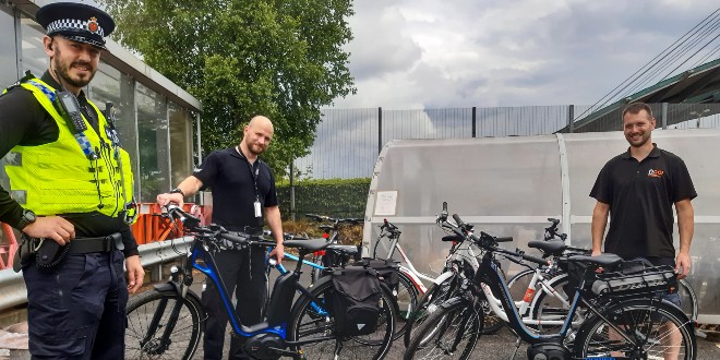 Bike boost for Greater Manchester Police’s Transport Unit and local charities