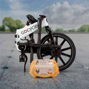 Gocycle X Clarence Court Gocycle teams up with Clarence Court Eggs to promote health benefits of e-bikes