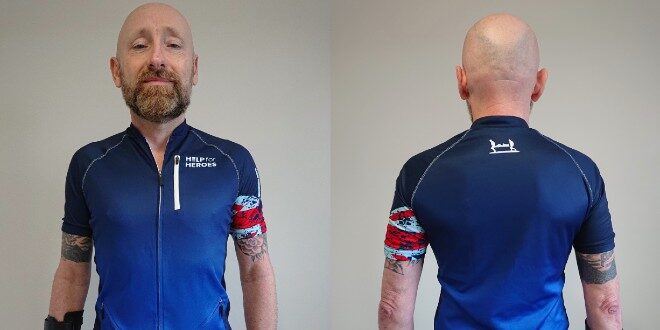 Help for Heroes launches recumbent cycling jersey with design input from veteran Help for Heroes launches recumbent cycling jersey with design input from veteran