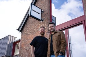 Hiplok Ben Smith L and John Abrahams R Hiplok expands into new Leamington HQ as sales rise 20%