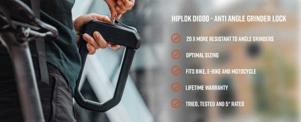 Hiplok D1000 as Now Available from ZyroFisher as part of the Hiplok Flagship Store Program Hiplok: Attention bike thieves!