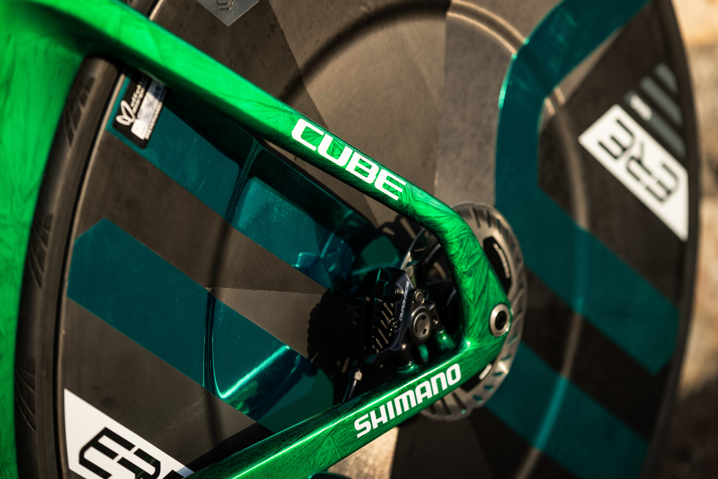 IMG 5004 Ere Research presents custom time trial wheels for green jersey winner Biniam Girmay