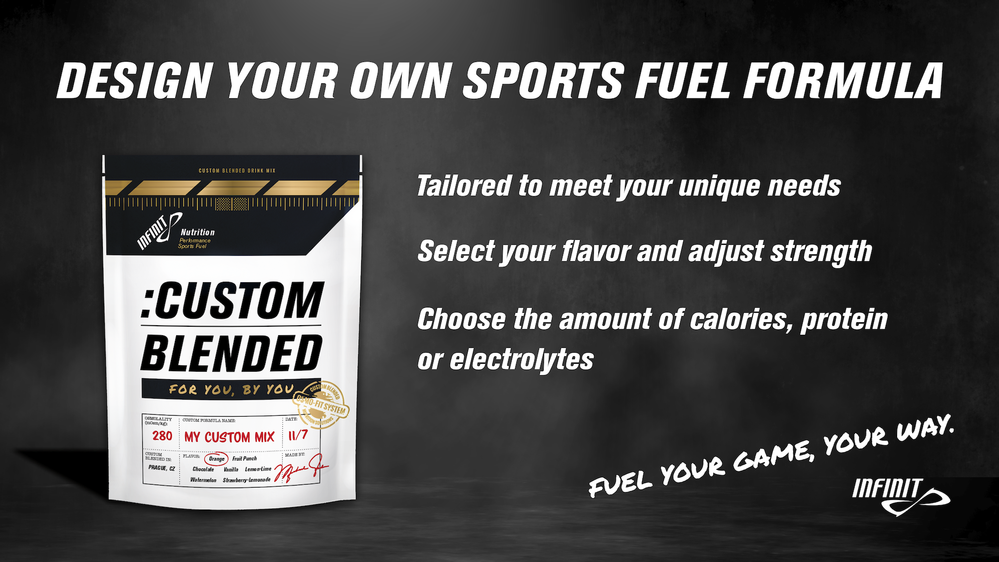 Nutrition brand Infinit launches custom formula tool in Europe