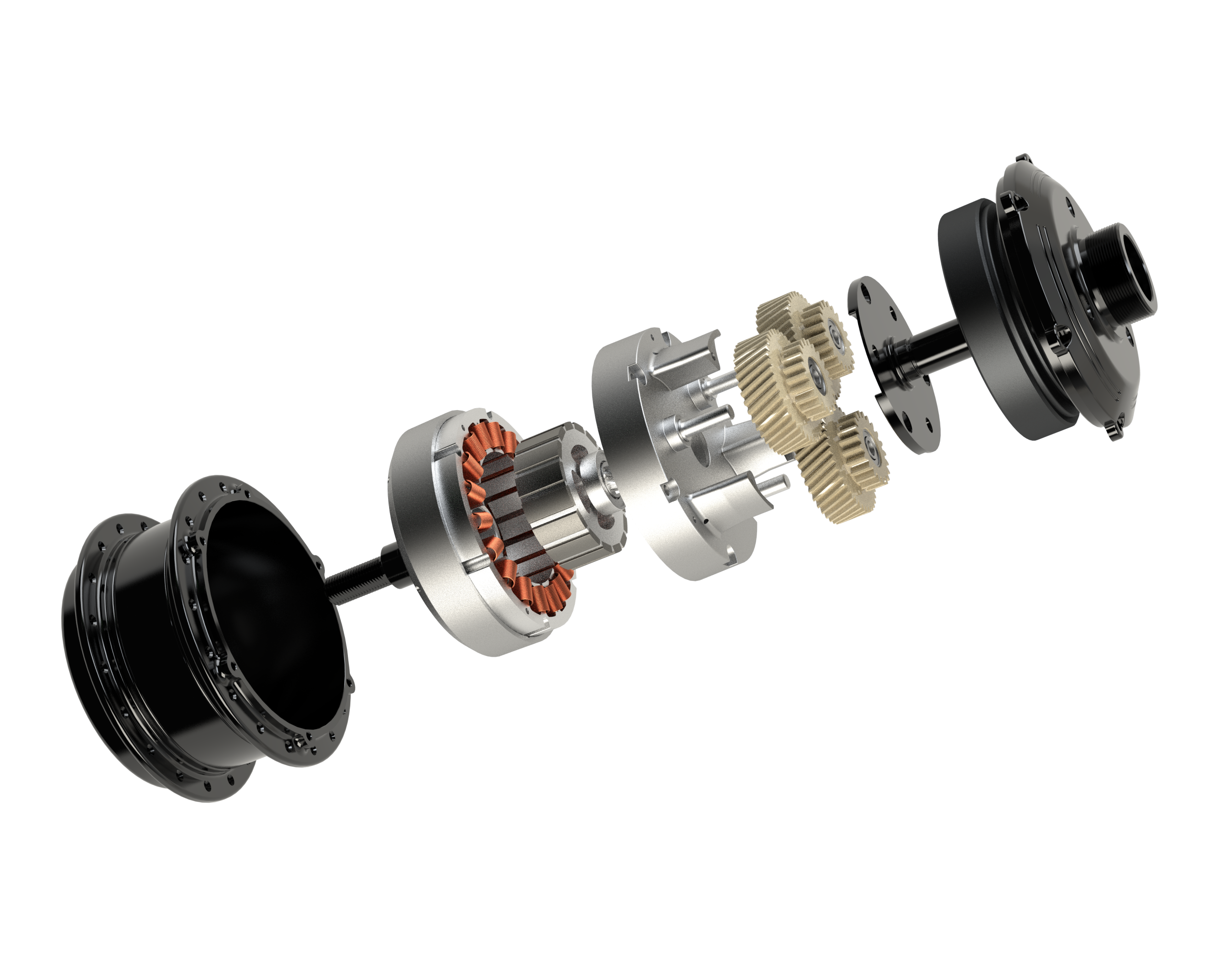 Inner Rotor Gear Reduction Structure scaled Inner Rotor vs. Outer Rotor: Bafang Delves into the Core Differences of eBike Motors