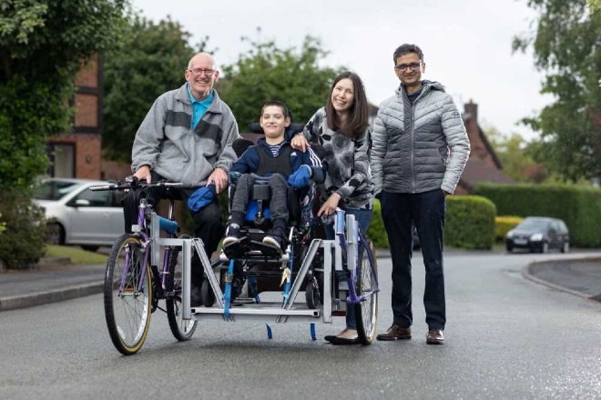 Insync and inventor get backing of global manufacturer for special needs trike