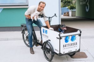 JM Babboe donates cargo bike to Battersea Dogs and Cats Home