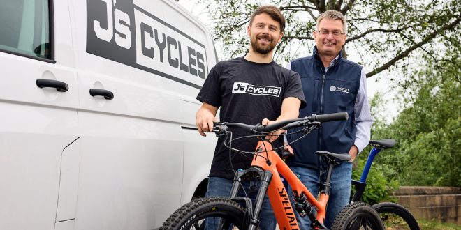 Js Cycle Shack 2 l r James Wagner Andy Clough J's Cycle Shack raises £200,000 to invest in new location