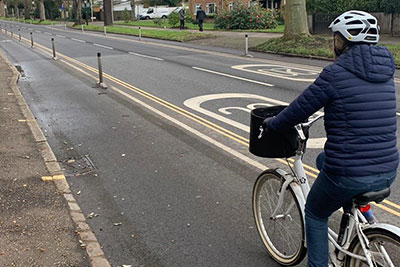 Kew Road cycle lane in Richmond upon Thames sees surge in use