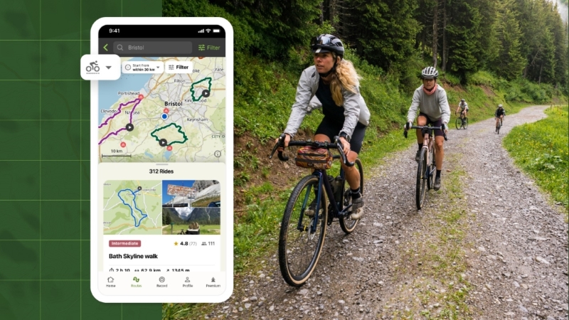 Komoot launches 160,000 ready-made gravel routes