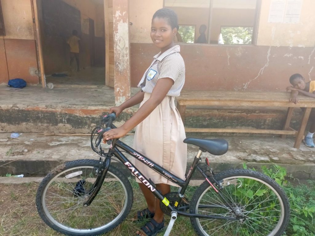 Learn to ride ghana 2025 Mariam Re-cycle seeks new partners and drop-off locations for bike donations