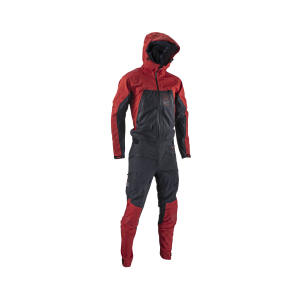 Leatt MonoSuit MTB HydraDri5.0 Lava FrontRight 5023035050 Leatt launches 2023 MTB collection with new helmets, shoes, women's apparel and wet weather gear