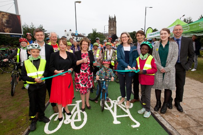 New £7.9 million Leeds city centre cycle superhighway opens