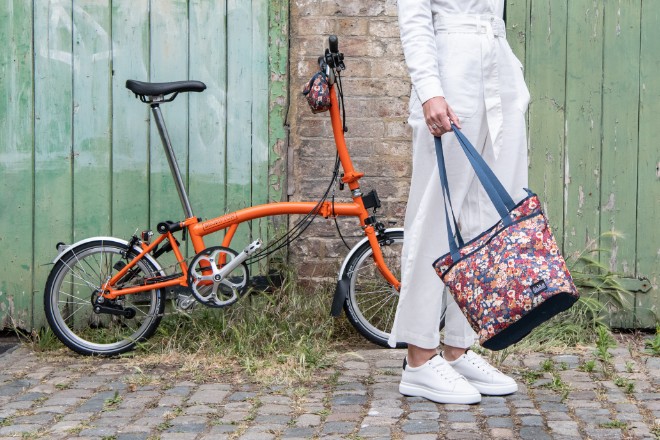 Brompton unveils new luggage collection with Liberty Fabric