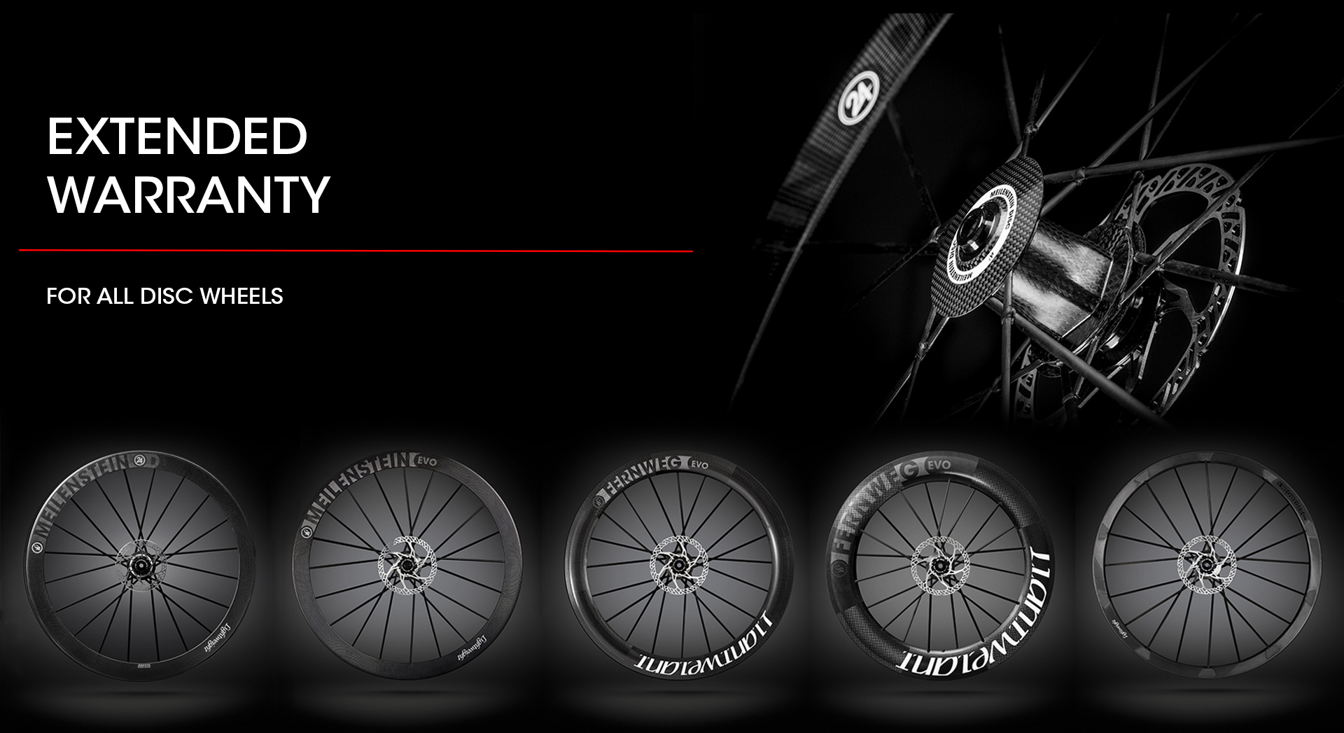 Lightweight now offering up to five years warranty on wheels