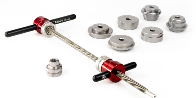 Linear Headset Press w Zip Nut a Enduro Bearings add Linear Headset Press and Workbench Mat to Pro Tools range