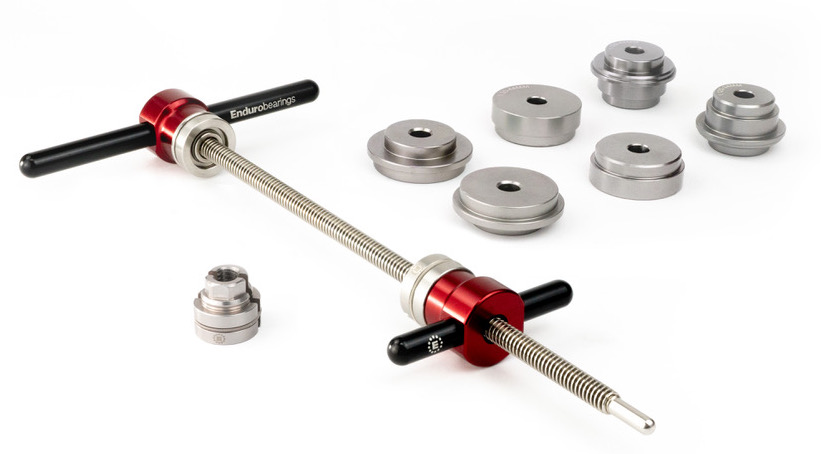 Enduro Bearings add Linear Headset Press and Workbench Mat to Pro Tools range