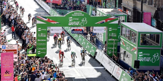 Mathieu van der Poel wins the final stage of the 2019 Tour of Britain in Manchester SWpix.com Greater Manchester to host grand depart of 2023 Tour of Britain next September