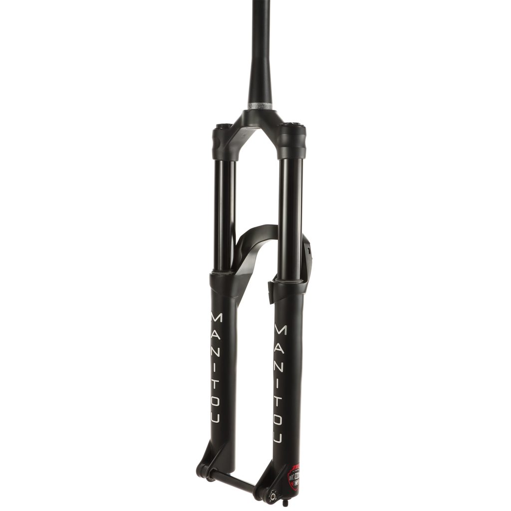 Mezzer CMP 4 Manitou's new Mezzer long-travel fork focuses on "physics, not fashion" with a re-engineered internal platform