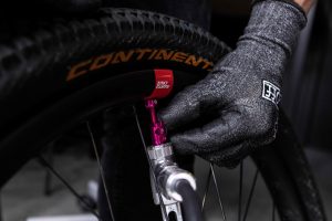 Muc Off pump head on valuve Muc-Off launch three new Big Bore Tubeless Valves