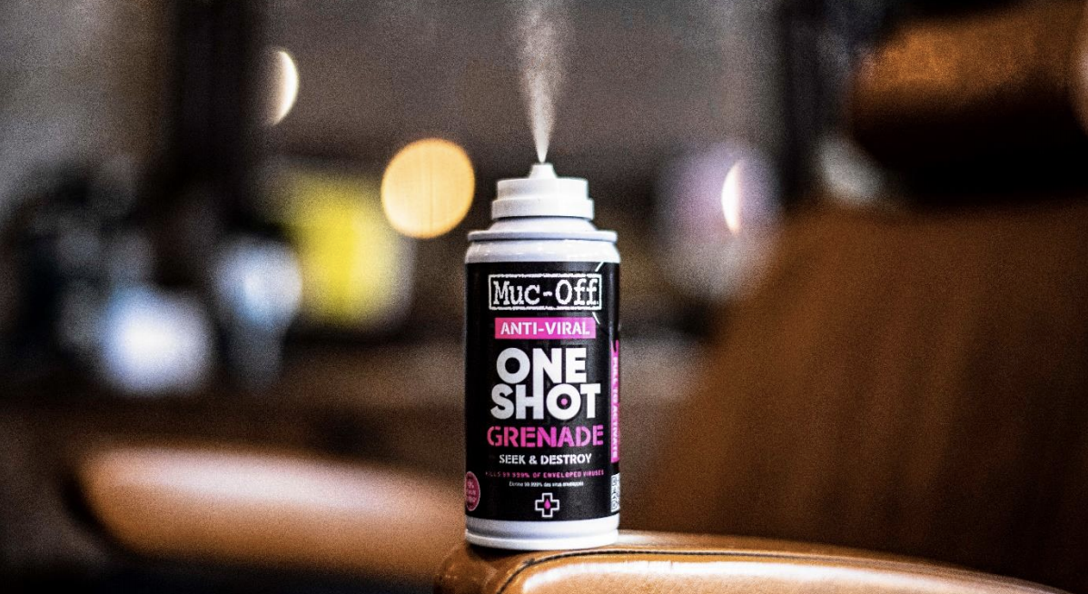 Muc-Off releases “mini but mighty” Anti-Viral One Shot Grenade