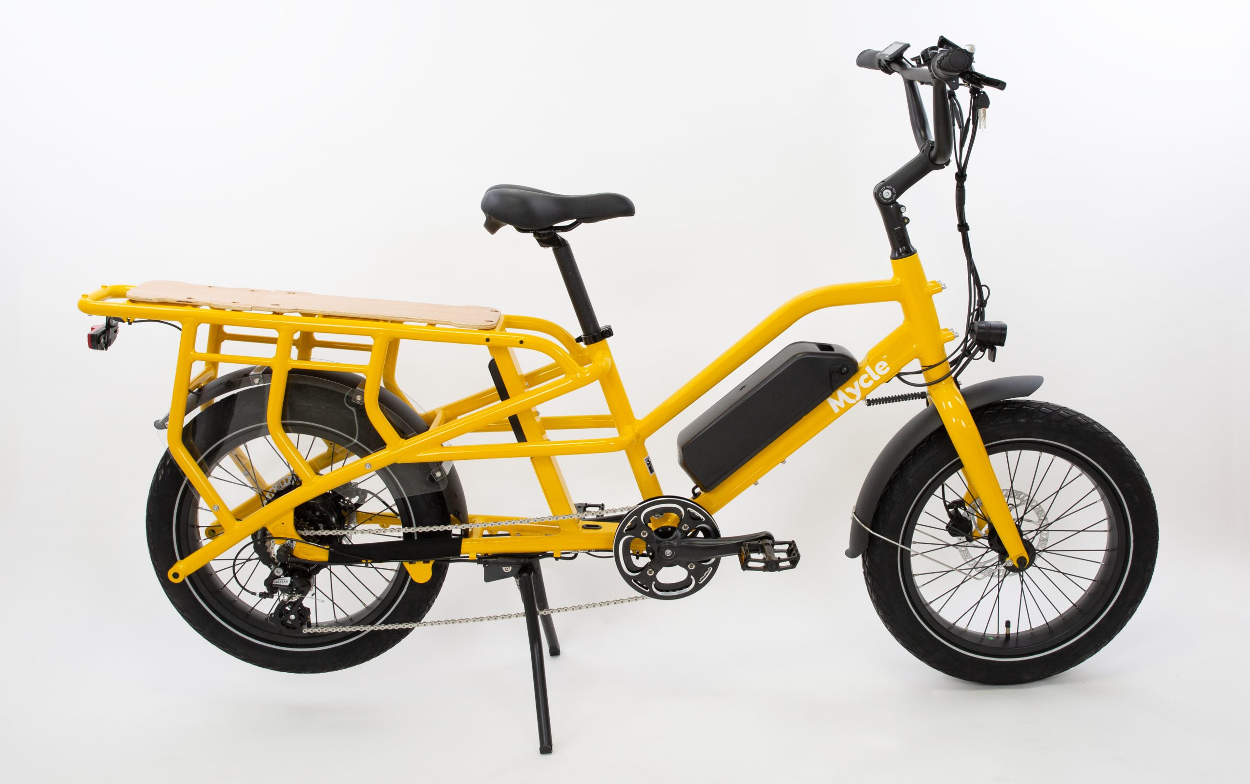 New Mycle Cargo yellow right scaled Mycle updates the Cargo with new components and ecosystem of accessories