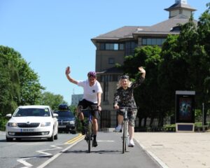 New cycle route launches in Leeds city centre1 New cycle route launches in Leeds city centre