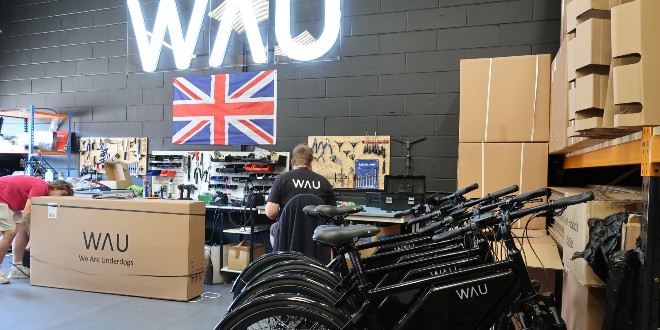 Nottingham-based e-bike company WAU expands with new Essex factory