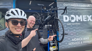 PICTURE 3 1 Repairs on the road with Domex Bikes