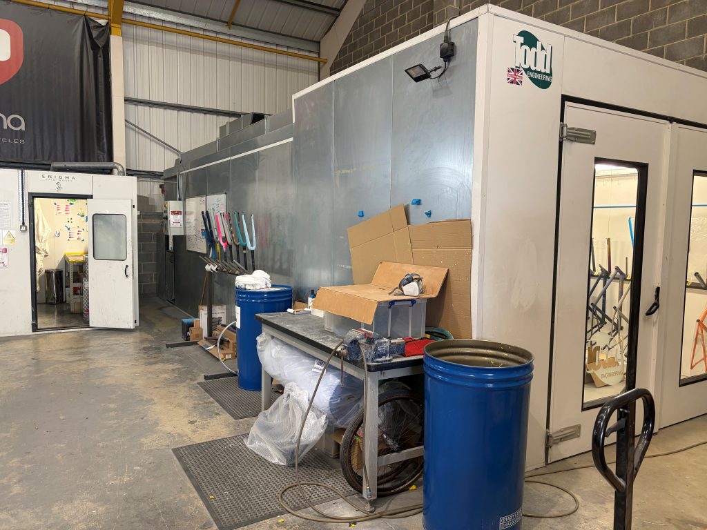 Paint Shop Ready for a change? Enigma Bicycle Works has an exciting opportunity for a freelance bicycle frame painter