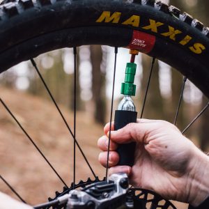 Peaty s Holeshot CO2 Tyre Inflator Kit On Valve 2 Peaty's launches Holeshot tubeless puncture plugger kit and CO2 Inflator Kit