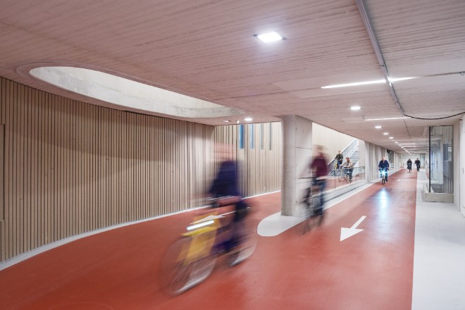 “World’s largest” bike parking facility opens in Utrecht