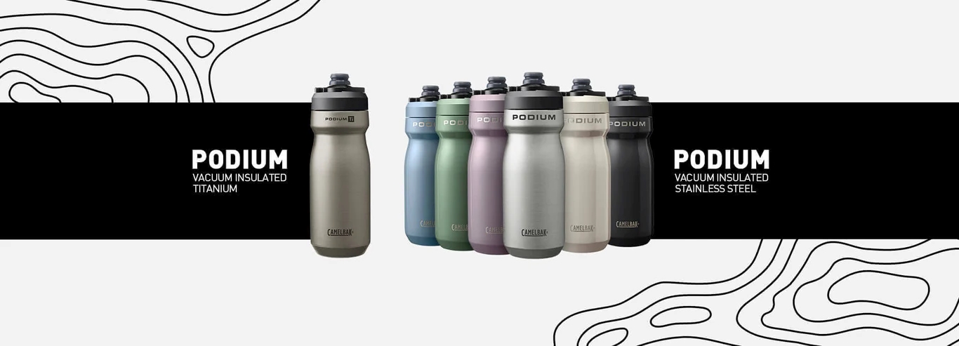 CamelBak debut Podium Titanium and Podium Steel insulated bottles