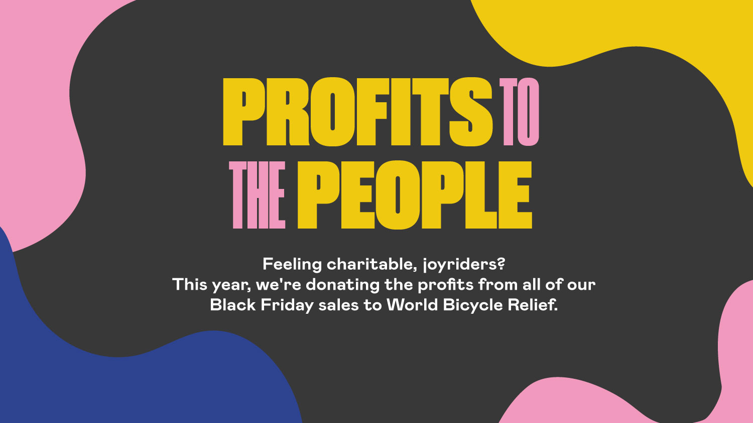 Raleigh to donate 100% of Black Friday profits to charity partner World Bicycle Relief