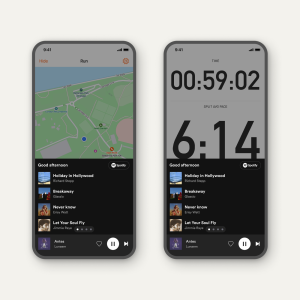 Record Screen Outdoor or Indoor en GB Strava announces integration with Spotify