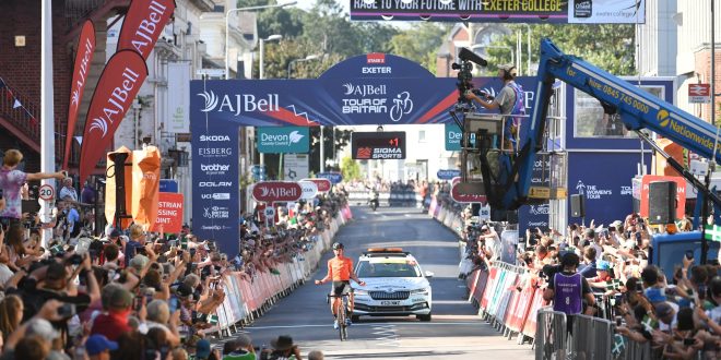 Robin Carpenter wins in Exeter SWpix Evans Cycles to be official retailer for the 2022 Tour of Britain