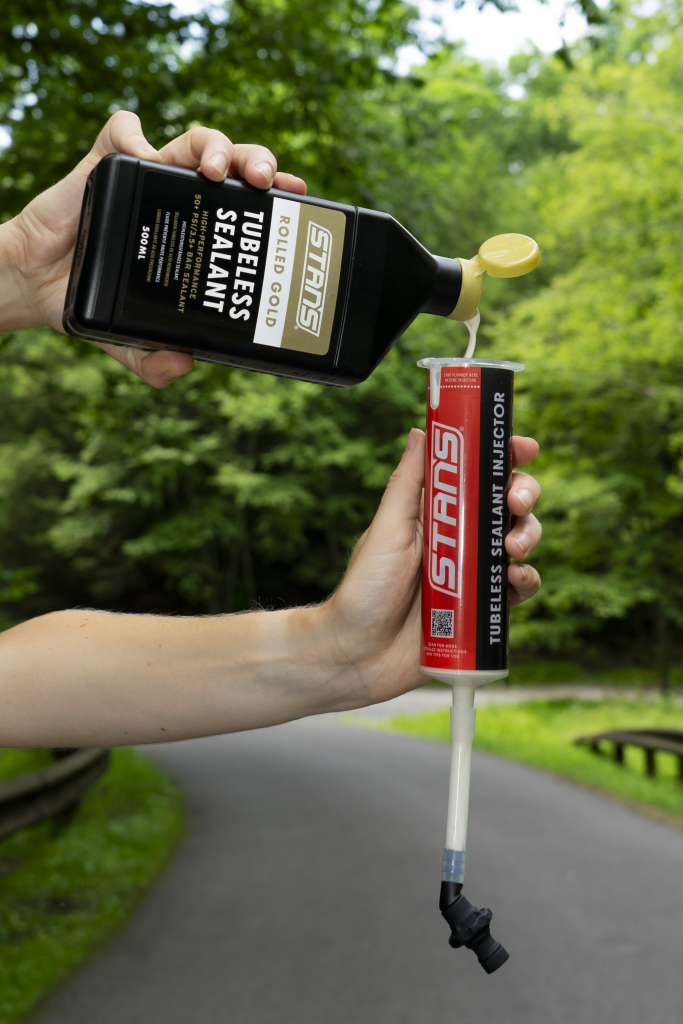 Rolled Gold 500ml Injector Stan’s launches Rolled Gold tubeless sealant for high-pressure road and gravel tyres