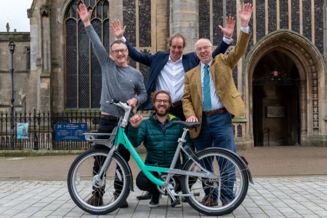 Beryl’s bike share scheme arrives in Norwich