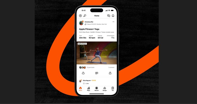 Strava partners with Apple Fitness to expand reach