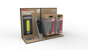Scout Digital POS 30pc Standing Knog launches the "future of bike security", the Scout Bike Alarm and Finder