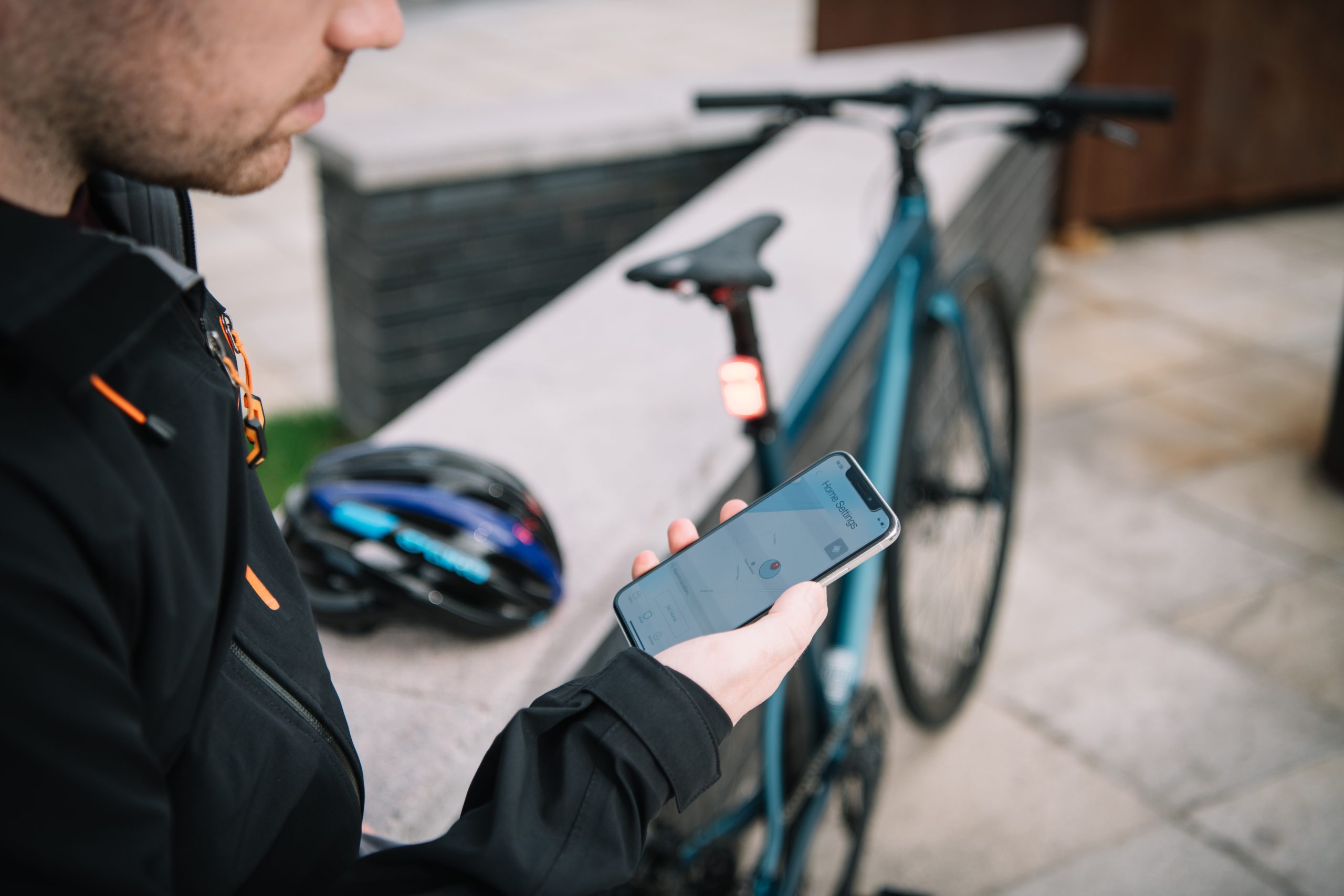 SeeSense Cyclist with app scaled See.Sense Cycle to Work challenge highlights potential savings of switching to bike