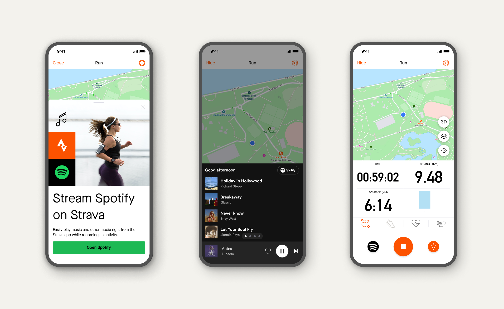 Strava announces integration with Spotify