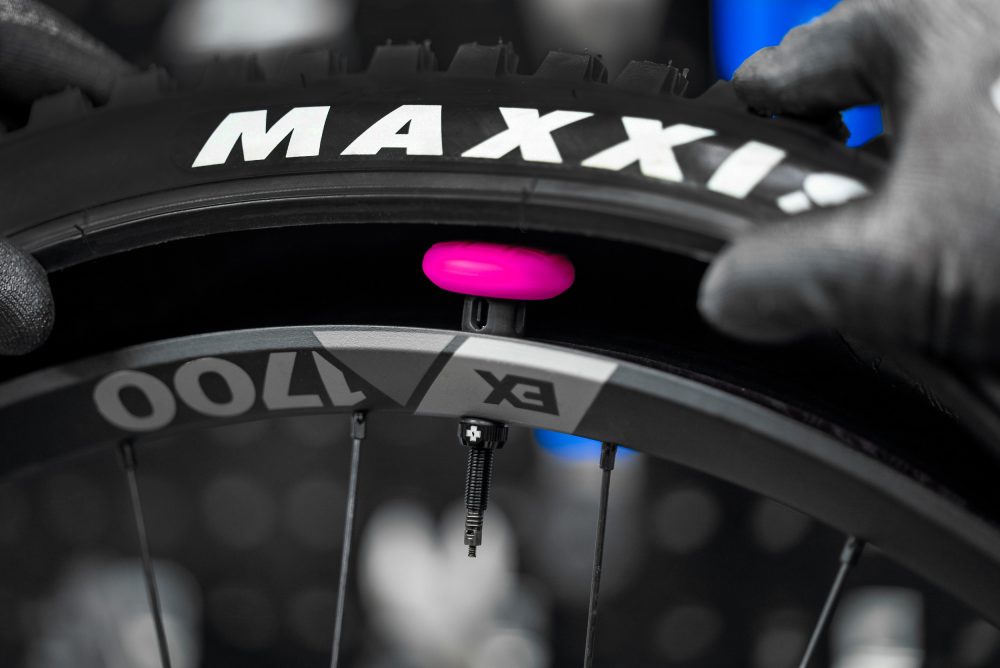 Muc-Off launches tool to hide bike tracker inside tubeless tyres 