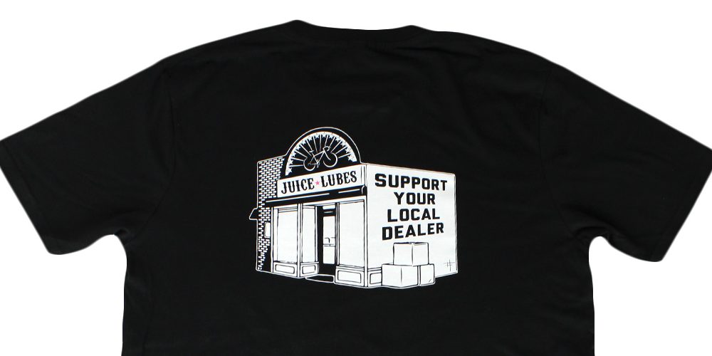 Juice Lubes offer dealers free t-shirts after record-breaking in-store sales