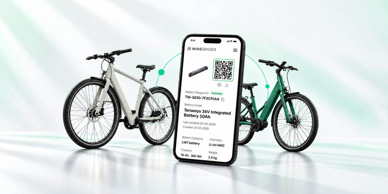 Tenways creates Digital Battery Passports for its e-bikes