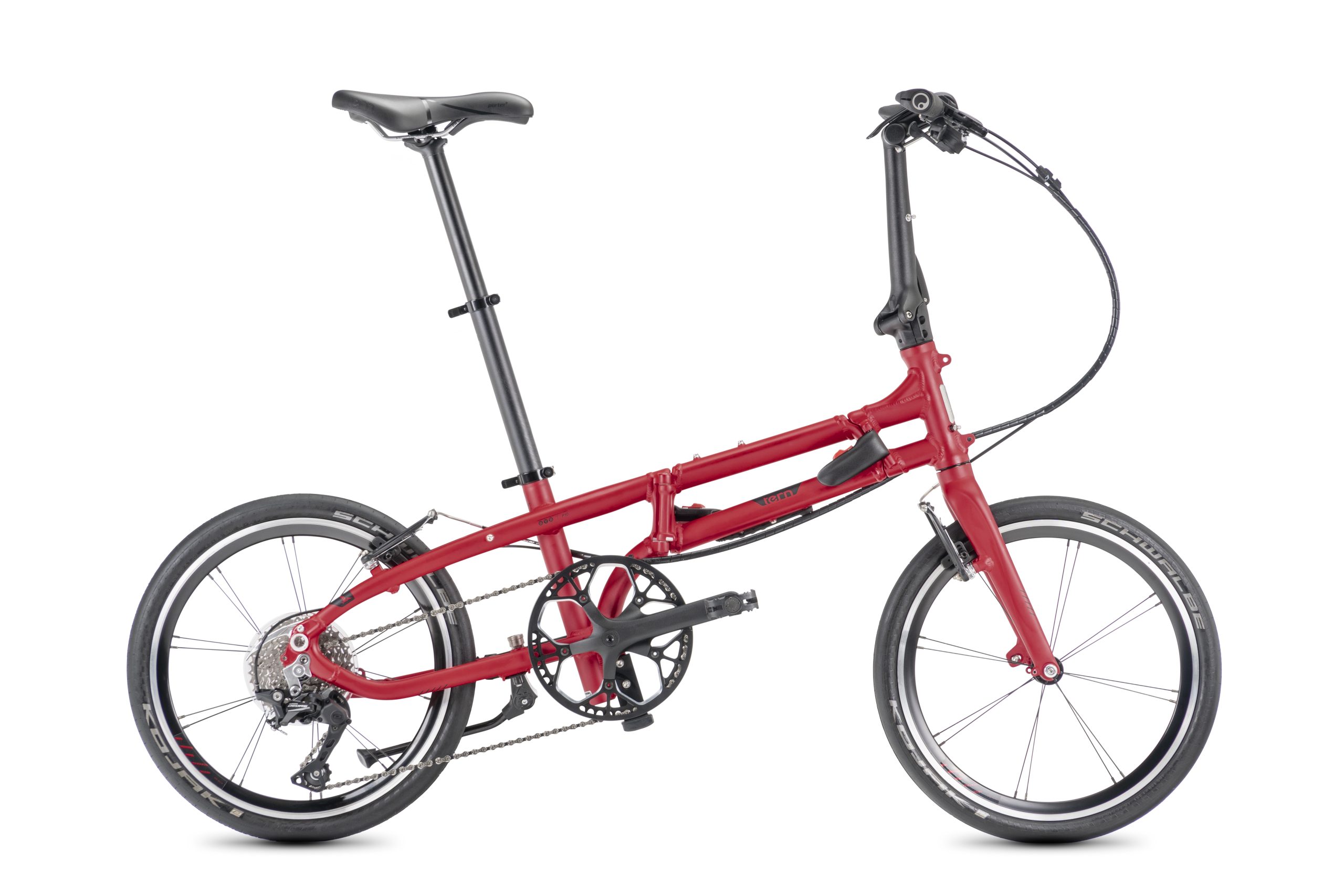 TN photo BYB P10 00 satin red scaled Tern launches its smallest folding bike to date, the BYB P10